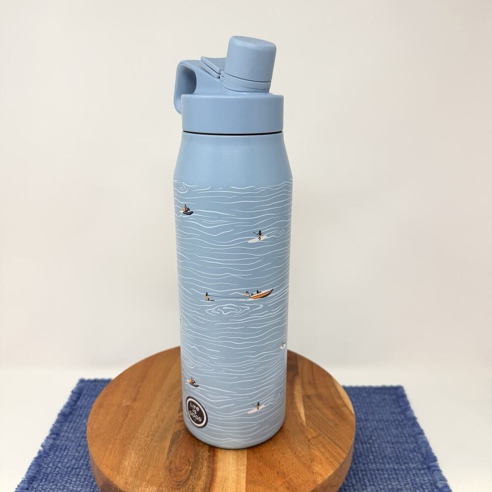 Life Is Good MiiR Stainless Steel Tumbler 32 Oz Water Sports Boating Jet Ski
